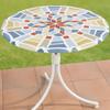 Nappe mosaique ronde