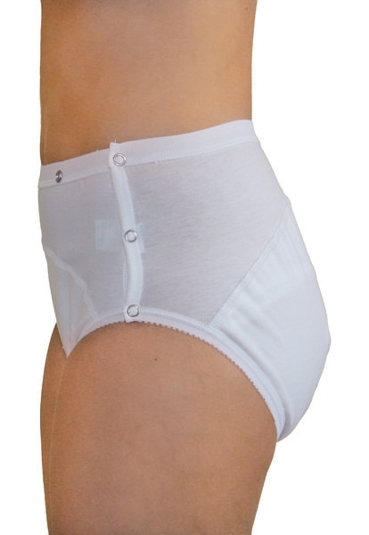 Culotte protectrice, avec boutons-pression