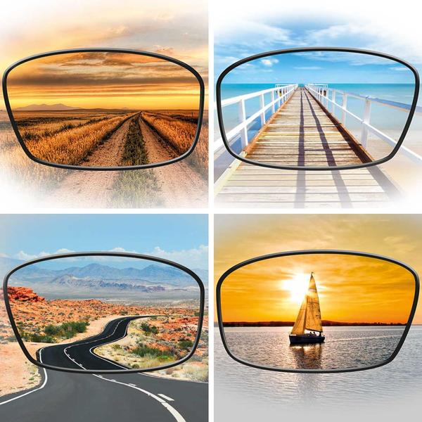 HD Polar View polarisierte Sonnenbrille 3 Stk. inkl. Zubehör GRATIS  / 2x schwarz + 1x Hornoptik